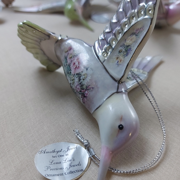 Lena Liu Precious Jewels- Bradford Exchange hummingbirds - Picture 7 of 16